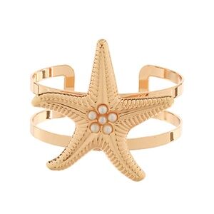 Starfish Pearl Cluster Cuff